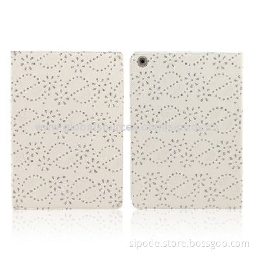 Special Design Stand Leather Cover for iPad Air
